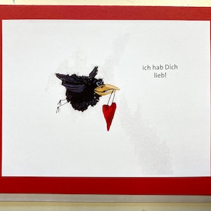 Ich hab dich lieb, Kunstkarte, C6