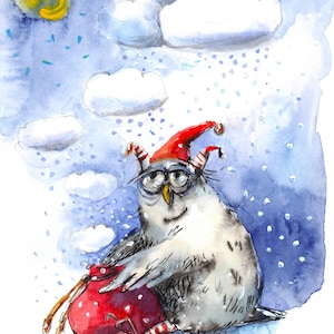 WEISSE WEIHNACHTEN, Klappkarte, Weihnachtskarte, C6, lustig, amüsant