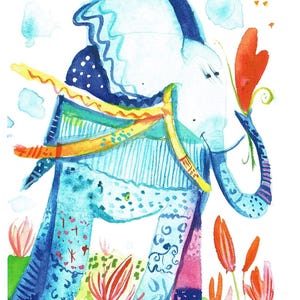 All the best!, Picture, Art Print, A4