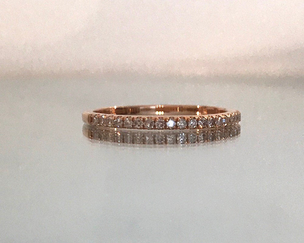 Oval Morganite Engagement Ring Set 14k Rose Gold Vintage | Etsy