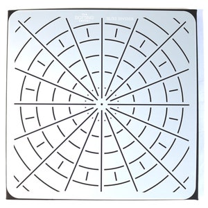 12" Divider Stencils - 10, 24, and 32 segment dividers