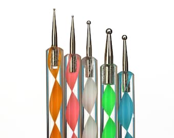 Stylus Dotting Tool 5-Pack - Double Sided Mandala Painting Set