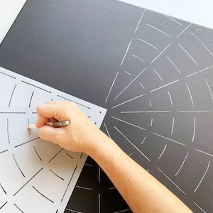 12” Mandala Grid Stencil for Large Canvases (up to 24”)