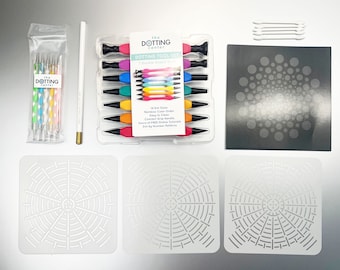 Kit de herramientas para punteado - Kit de pintura de mandalas con puntos