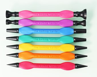 Dotting Tool Set for mandala painting, dotting tool set, pointillism tools