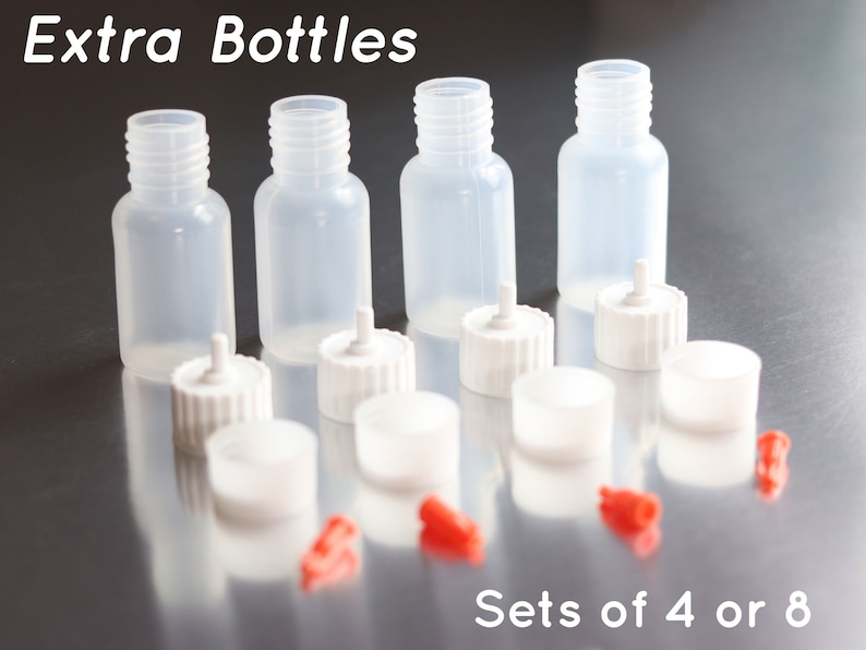 Paint Applicator Bottles for 3D dots paint bottle set 4 (bottles only)