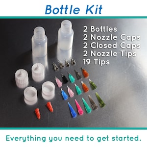 Paint Applicator Bottles for 3D dots paint bottle set
