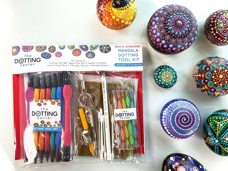 Dotting Tool Kit Dot Mandala Painting Kit Etsy