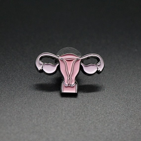 Uterus Pin Enamel Pin Anatomy Medical Etsy