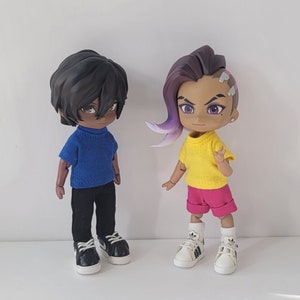 Nendoroid Doll Short Sleeve T-shirt | Handmade Nendoroid Doll Clothes | Made-To-Order