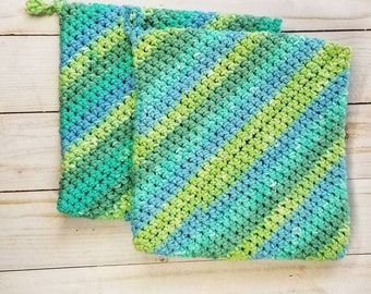 Crochet Pot Holders, Trivets for Hot Dishes, New Home Housewarming Gift, Practical Gifts for Women, Eco Friendly Gift for Her, Best Seller