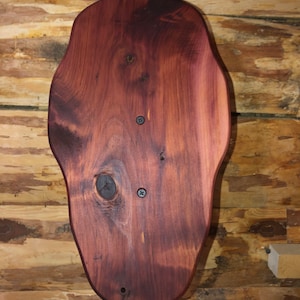 Eastern red cedar European mount plaque