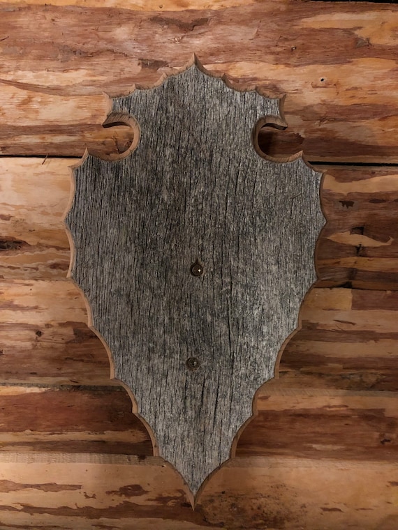 Barn Wood European Mount Plaque Etsy