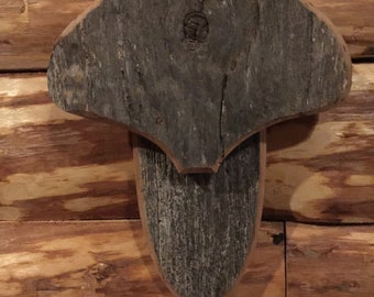 Barn wood Turkey fan/beard plaque handmade
