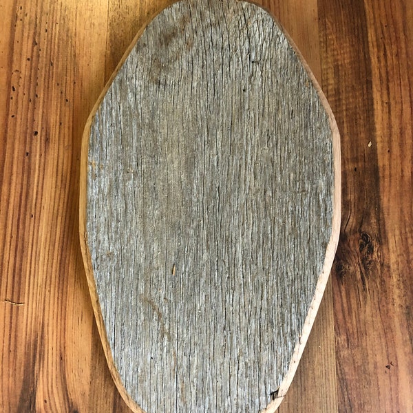 Barn wood european mount plaque only !