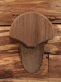 Old oak barn wood turkey beard/fan plaque small handmade
