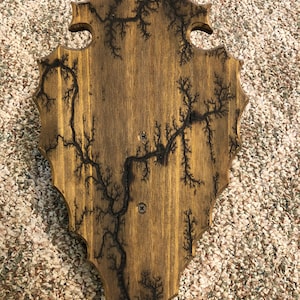Pine European mount plaque handmade