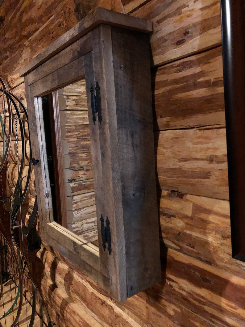 Old Oak Barn Wood Medicine Handmade Etsy