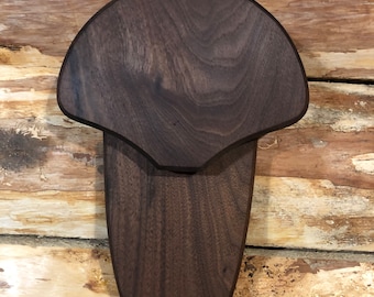 Walnut turkey fan/beard mount handmade