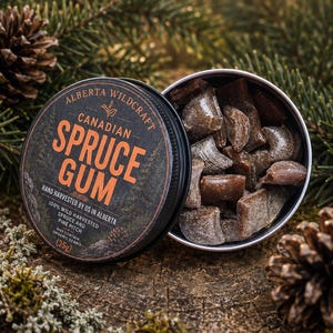 Gomme résineuse d'épinette et de pin sauvage | Forest Chew