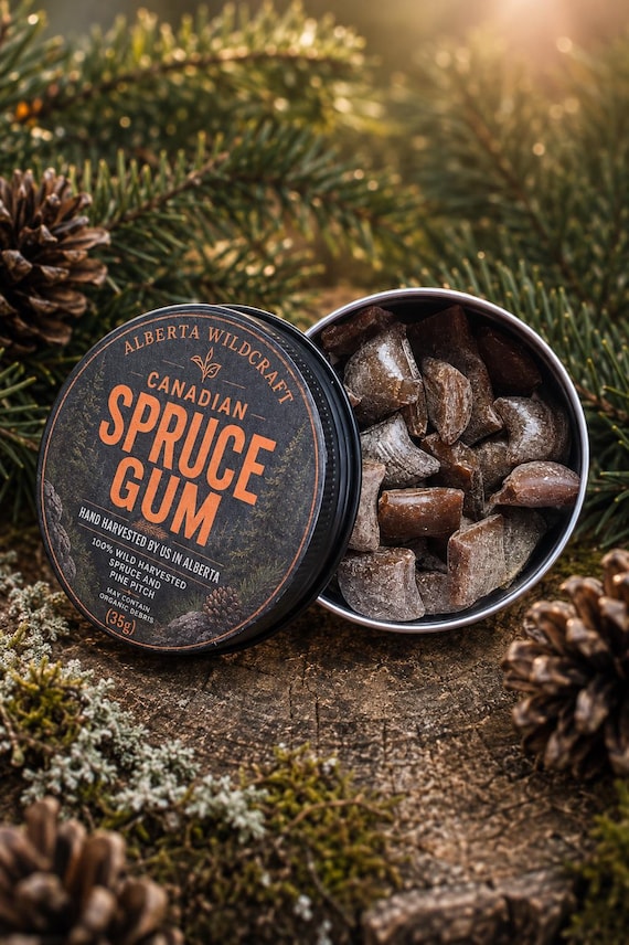Wild Harvested Spruce Resin Chewing Gum | Wild-Harvested in