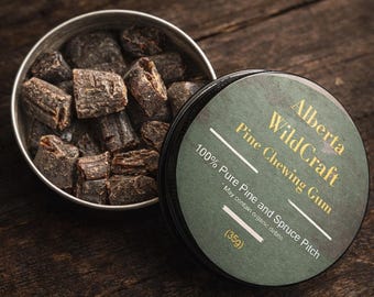 Spruce Resin Gum | Pine Resin Gum Hand-Harvested Chewing Gum from Alberta