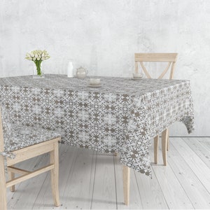 YOKO Tovaglia da cucina, da Tavola, Copritavolo in cotone, rettangolare, quadrata, rotonda