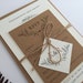 Woodland, Rustic wedding invitation, Bundle invitation - kraft - twine - SAMPLE