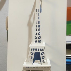 Carte de la tour Eifel