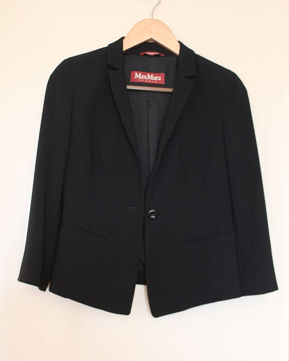 vintage black blazer