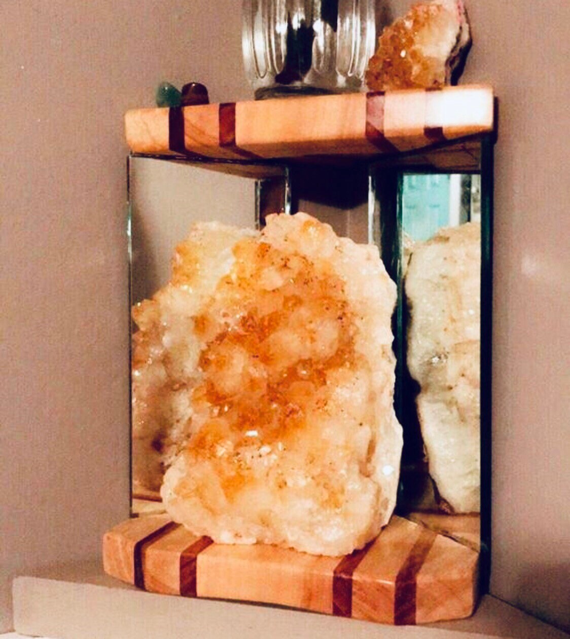 Crystal Display shelf Etsy