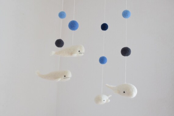 needle felted mobile
