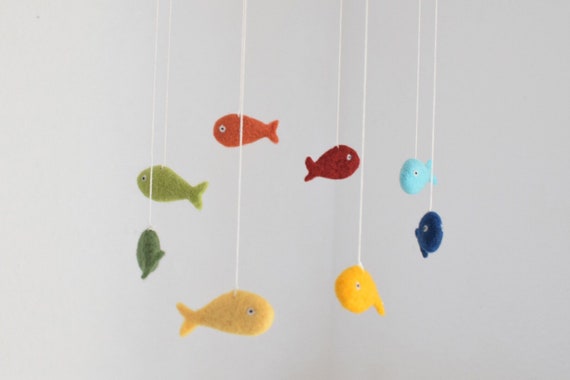 Baby mobile felt mobile mobile fish 