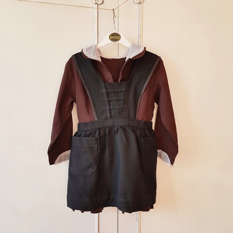 Vintage Soviet School Uniform for Girls 5 6 Years Brown Etsy