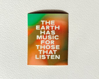 The Earth Has Music Sticker