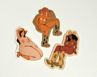 Assorted Cowgirl Stickers