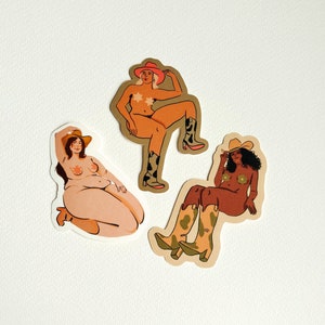 Assorted Cowgirl Stickers