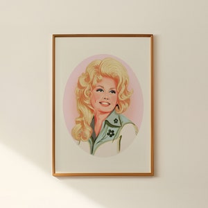 Hand-Drawn Dolly Parton Art Prints