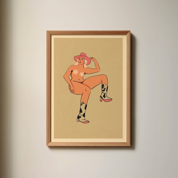 Assorted Cowgirl Art Prints