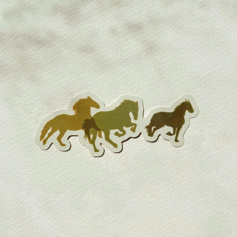Wild Horses Sticker image 1