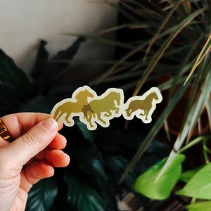 Wild Horses Sticker image 2