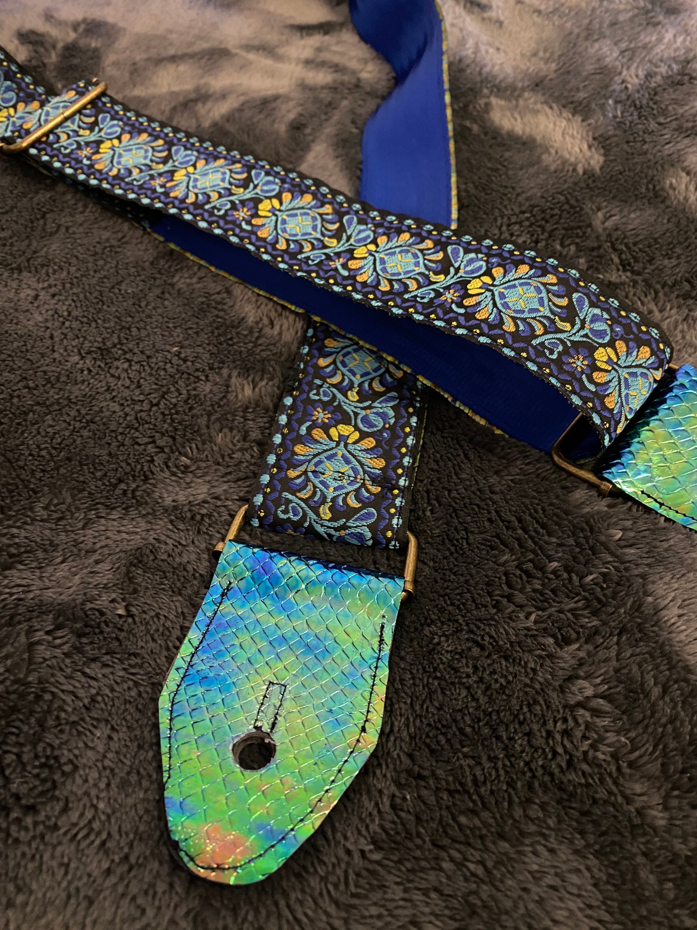 Vegan guitar strap guitar strap Guitarra instrument strap Etsy