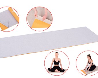 organic yoga towel