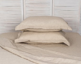 Linen pillow shams | Etsy Ties, 100% Linen Pillow Sham, Natural