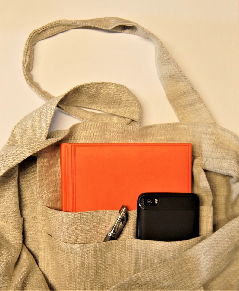 Linen Yoga Tote Bag. Shoulder Bag. Linen Bag.yoga Mat Carrying Etsy