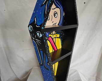 Creepy 2ft Coffin Shelf