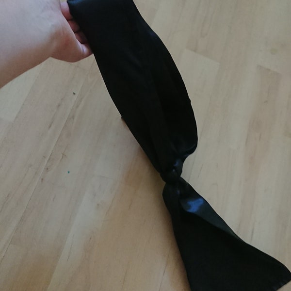 Black Satin Blindfold