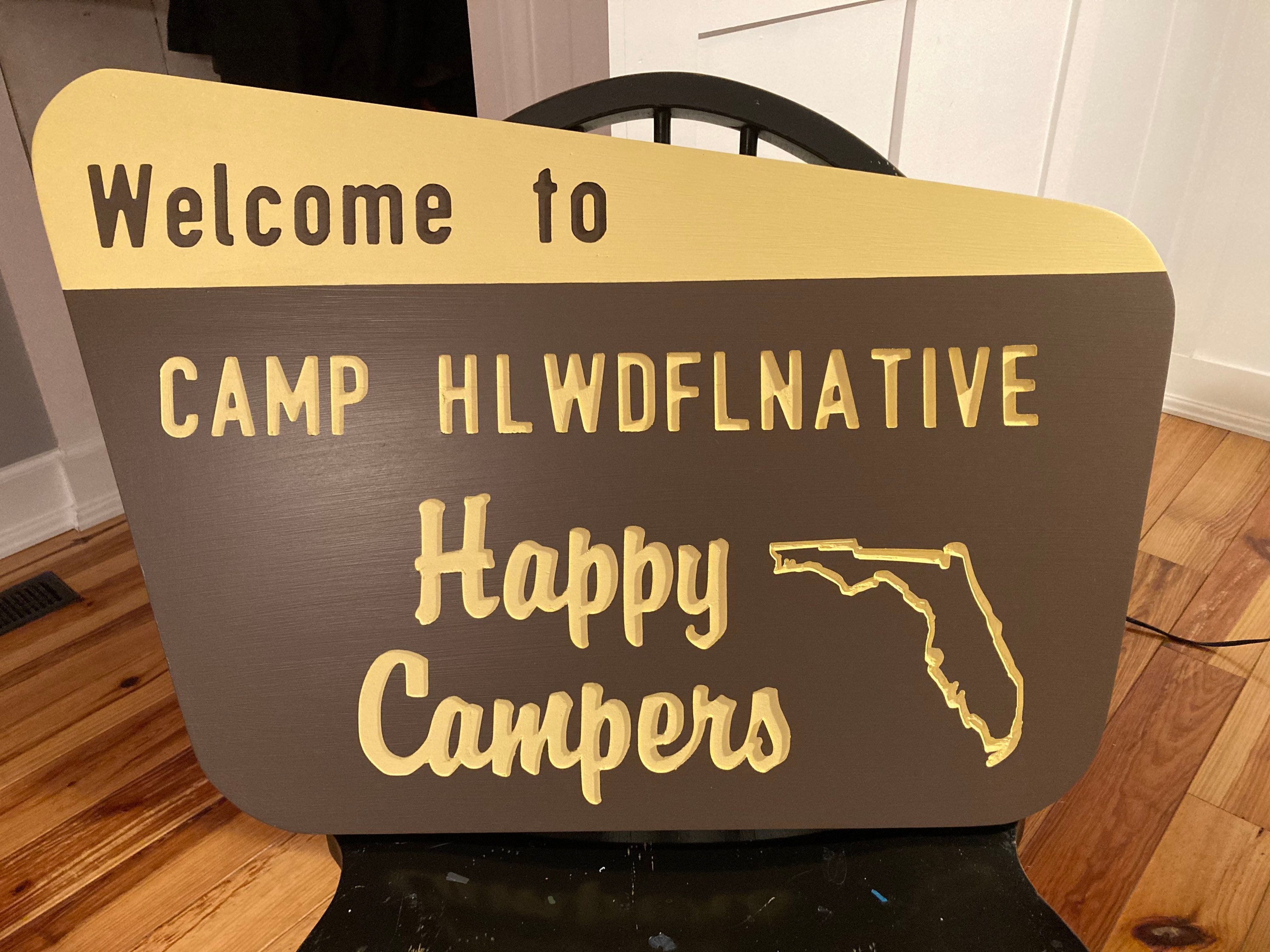 Custom National Forest Sign Campground Routed Personalized Etsy