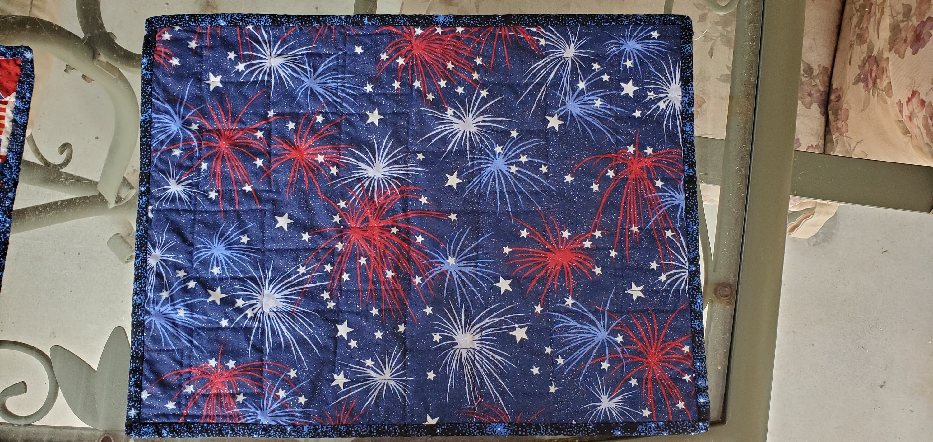Fourth of July placemats set of 4 Etsy