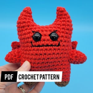 Little Devil Amigurumi Crochet Pattern: PDF Digital Download (Beginner-Friendly)